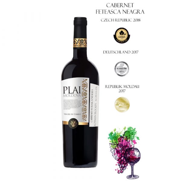 PLAI Cabernet Feteasca Neagra RESERVA 2017 Rotwein trocken – Bild 2