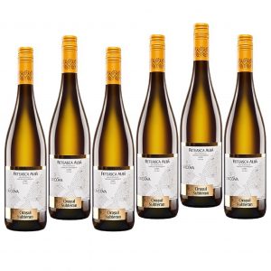 6er Packet CRICOVA Wein Feteasca Alba trocken, alc. 11,5% 0,75l je Flasche